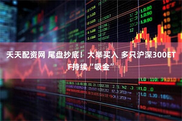 天天配资网 尾盘抄底！大举买入 多只沪深300ETF持续“吸金”